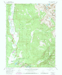 Grand Lake 1958 topographic map thumbnail
