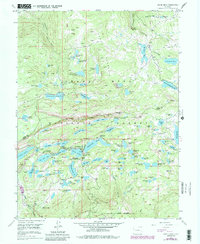 Grand Mesa 1955 topographic map thumbnail