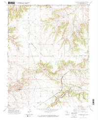 Graneros Flats 1970 topographic map thumbnail
