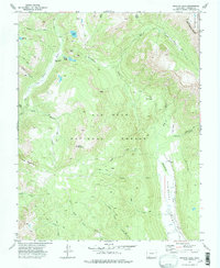 Granite Lake 1973 topographic map thumbnail