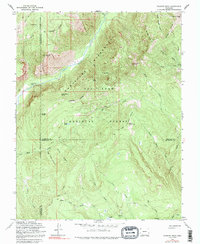 Granite Peak 1964 topographic map thumbnail