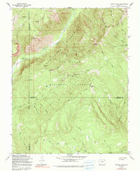 Granite Peak 1964 topographic map thumbnail