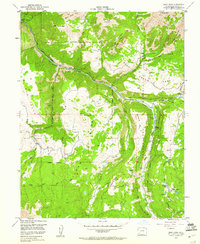 Gray Head 1953 topographic map thumbnail
