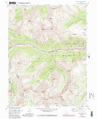 Grays Peak 1958 topographic map thumbnail