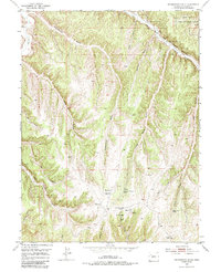 Greasewood Gulch 1952 topographic map thumbnail
