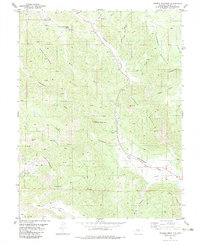 Gribble Mountain 1983 topographic map thumbnail