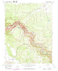 Grizzly Ridge 1957 topographic map thumbnail