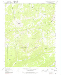 Groundhog Mountain 1964 topographic map thumbnail