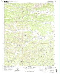 Gulnare 1971 topographic map thumbnail