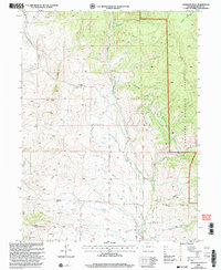 Gunsight Pass 2000 topographic map thumbnail