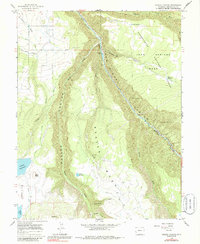 Gurley Canyon 1964 topographic map thumbnail