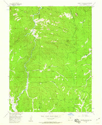 Hackett Mountain 1956 topographic map thumbnail