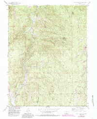 Hackett Mountain 1956 topographic map thumbnail