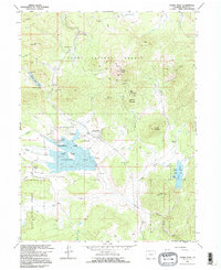 Hahns Peak 1962 topographic map thumbnail