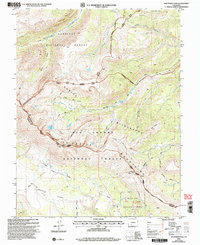 Halfmoon Pass 2001 topographic map thumbnail
