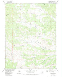 Hall Gulch 1983 topographic map thumbnail