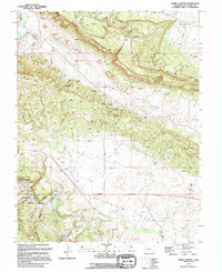 Hamm Canyon 1994 topographic map thumbnail