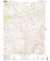 Handies Peak 1955 topographic map thumbnail