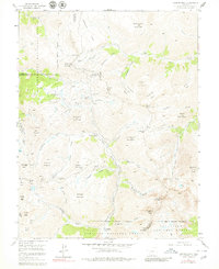 Handies Peak 1955 topographic map thumbnail