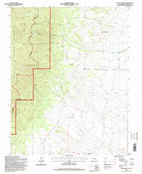 Hayden Butte 1994 topographic map thumbnail
