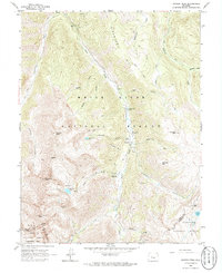 Hayden Peak 1960 topographic map thumbnail