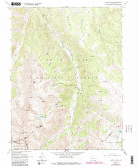 Hayden Peak 1960 topographic map thumbnail