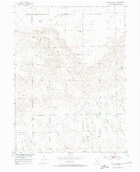 Haystack Butte 1953 topographic map thumbnail