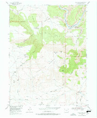 Hells Canyon 1954 topographic map thumbnail