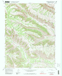 Henderson Ridge 1964 topographic map thumbnail