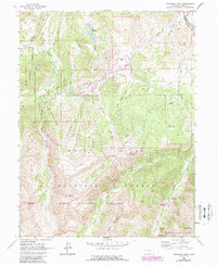 Highland Peak 1960 topographic map thumbnail