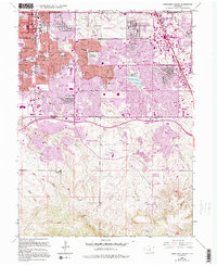 Highlands Ranch 1965 topographic map thumbnail