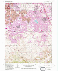 Highlands Ranch 1965 topographic map thumbnail