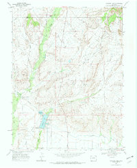 Highline Lake 1968 topographic map thumbnail