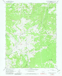 Hightower Mountain 1963 topographic map preview