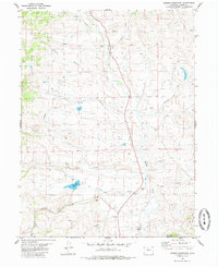 Hinman Reservoir 1980 topographic map thumbnail