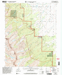 Horn Peak 2001 topographic map thumbnail