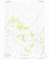 Horse Gulch 1966 topographic map thumbnail