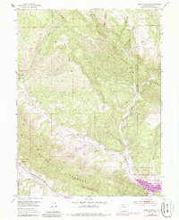 Horse Mountain 1952 topographic map thumbnail