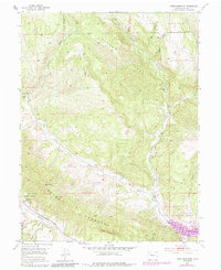 Horse Mountain 1952 topographic map thumbnail