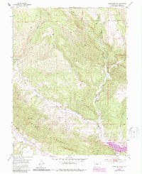 Horse Mountain 1952 topographic map thumbnail
