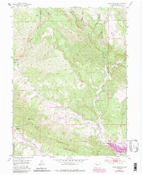 Horse Mountain 1952 topographic map thumbnail