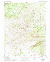 Horsefly Peak 1967 topographic map thumbnail