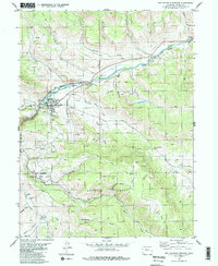 Hot Sulphur Springs 1980 topographic map thumbnail