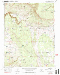 Hotchkiss Reservoir 1967 topographic map thumbnail