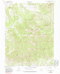 Housetop Mountain 1962 topographic map thumbnail