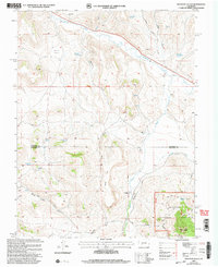 Houston Gulch 2001 topographic map thumbnail