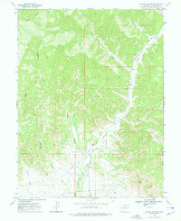Howard Canyon 1968 topographic map thumbnail