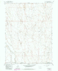 Huey Ranch 1965 topographic map thumbnail