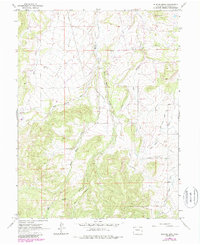 Hunter Mesa 1963 topographic map thumbnail