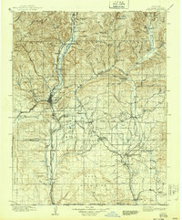 Ignacio 1924 topographic map preview